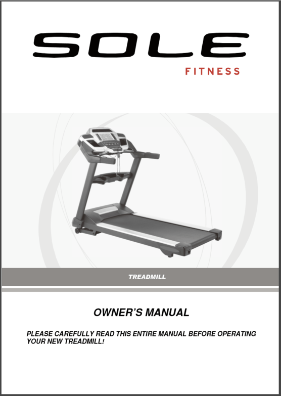 sole tt8 light commercial treadmill owners manual